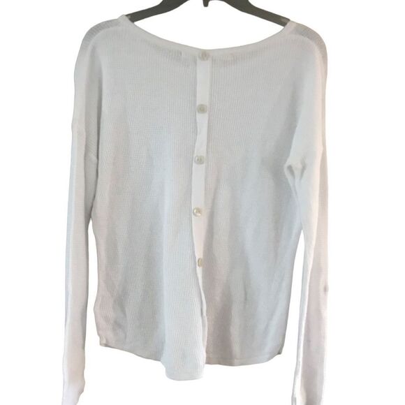 Max Studio Linen Sweatshirt Medium - Picture 3 of 9